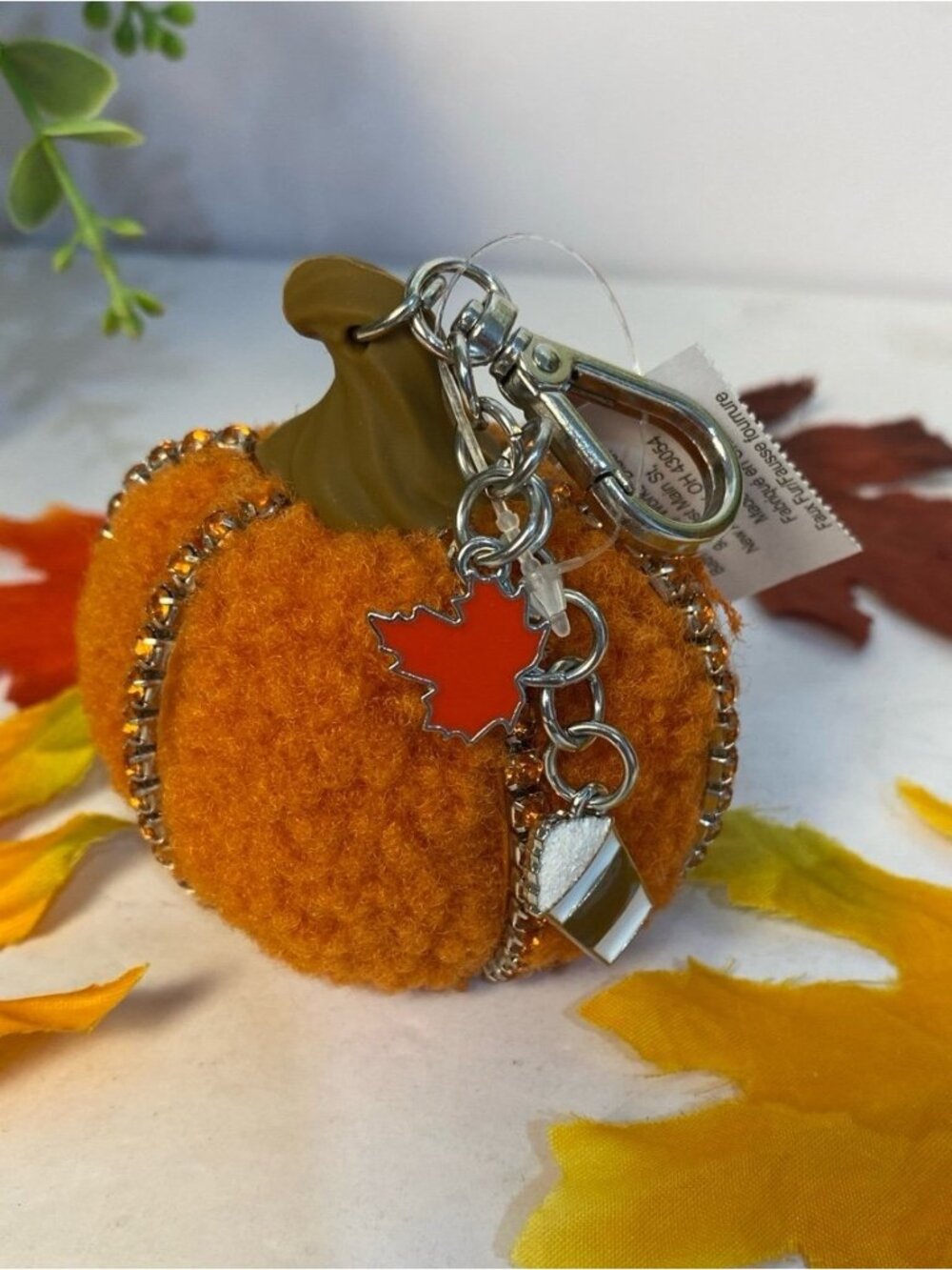 NWT “Appliqué Pumpkin” Pocketbac Holder Fall Autumn Sanitizer Bath & Body Works